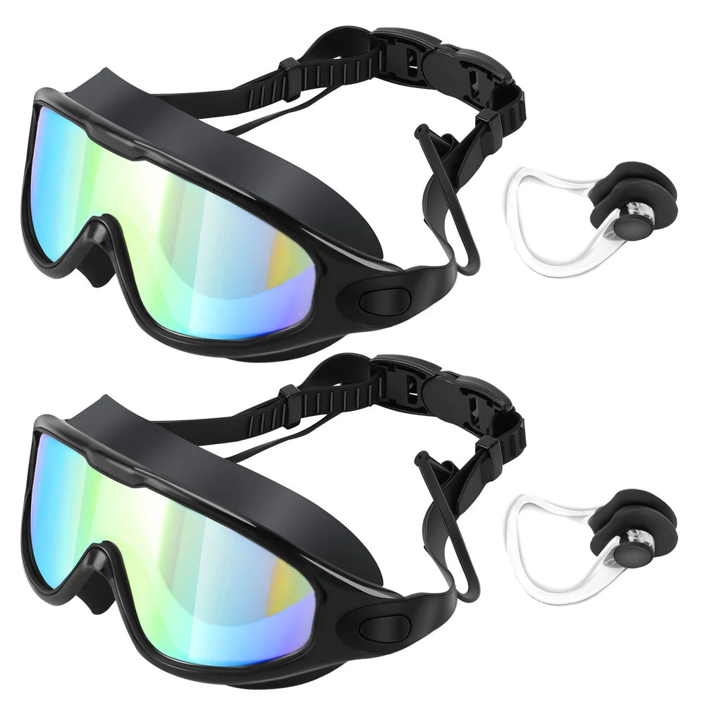 Dual Pack Swimming Goggles – 2 Pairs, High-Performance Fit