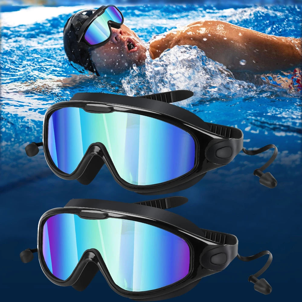 Dual Pack Swimming Goggles – 2 Pairs, High-Performance Fit