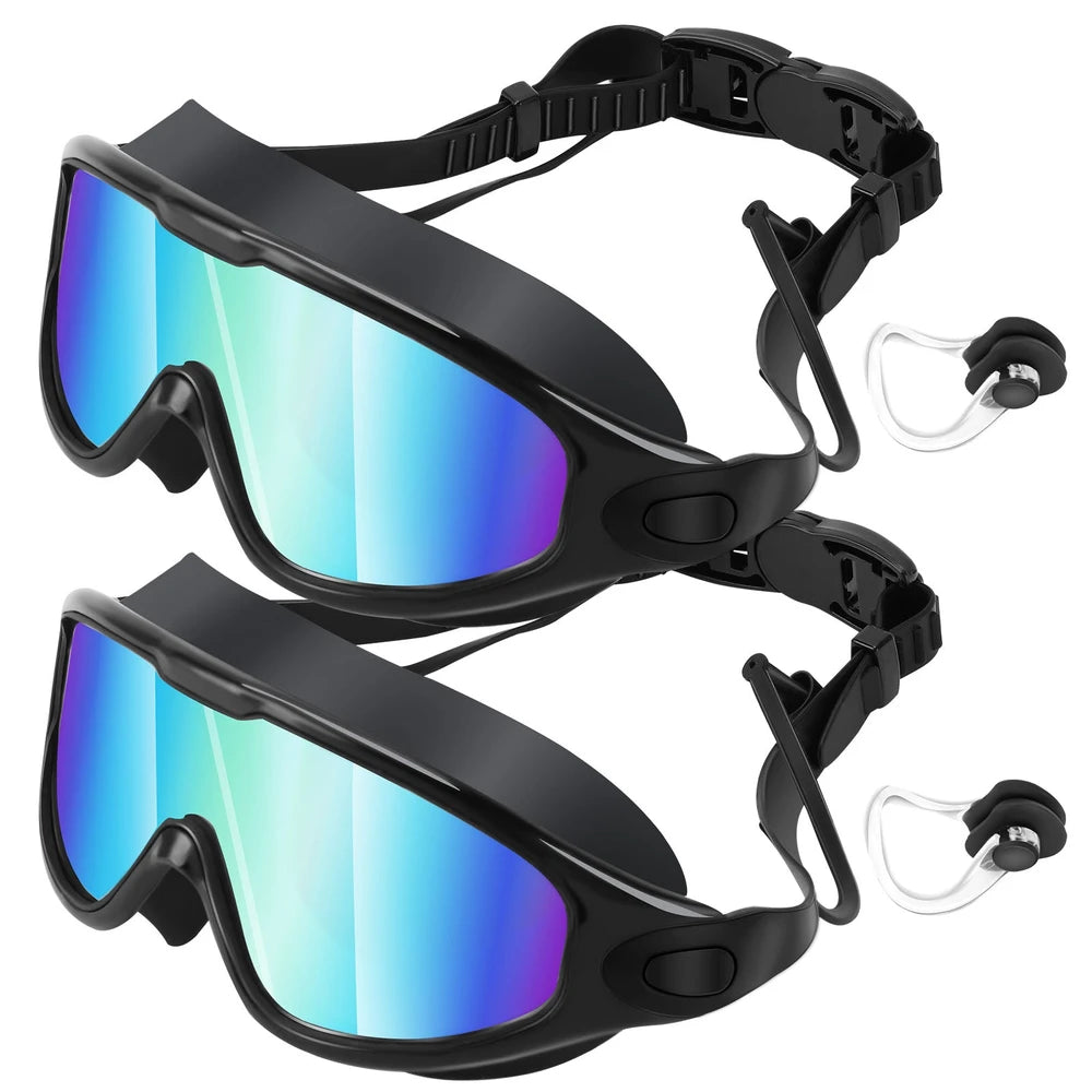 Dual Pack Swimming Goggles – 2 Pairs, High-Performance Fit