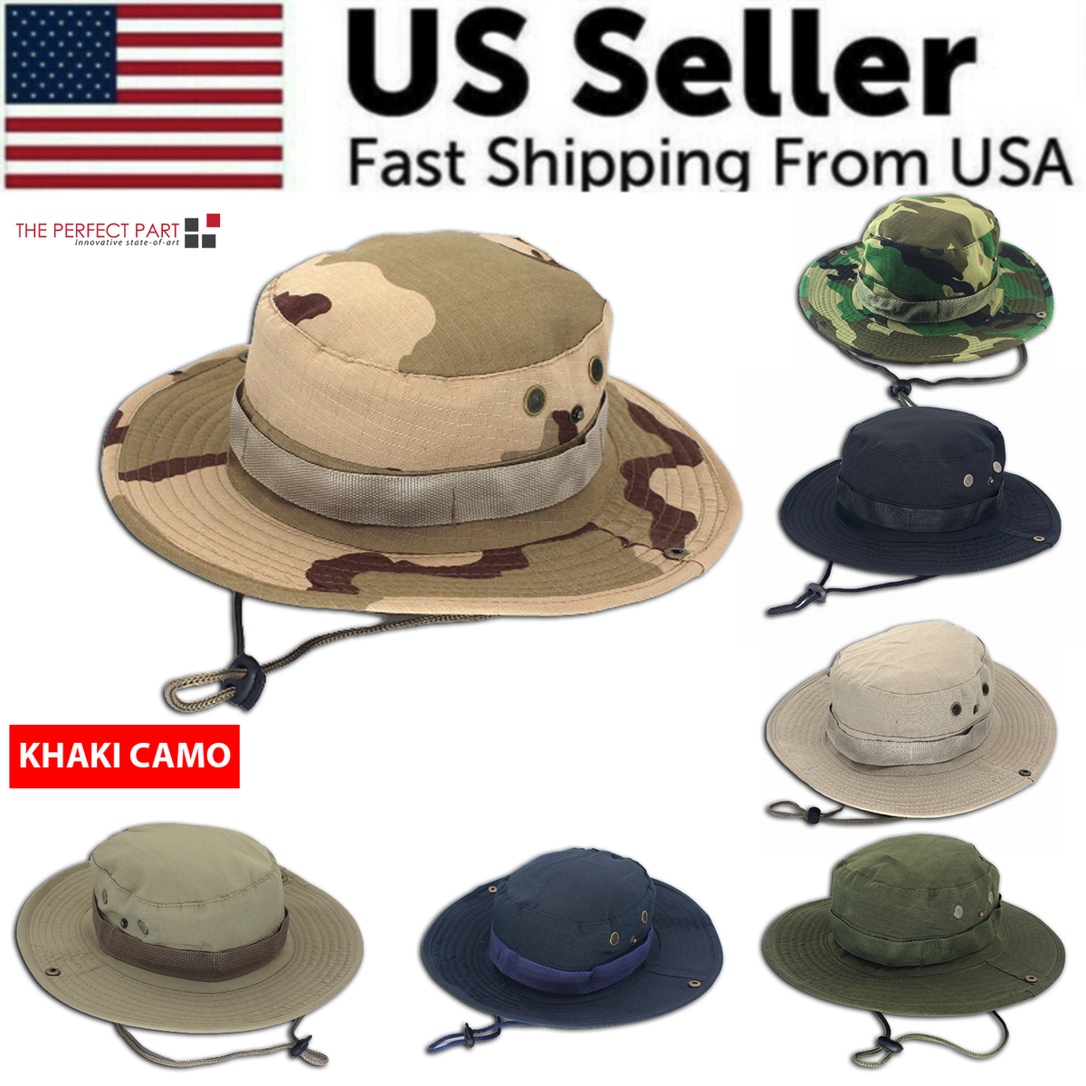 Wide Brim Boonie Bucket Hat