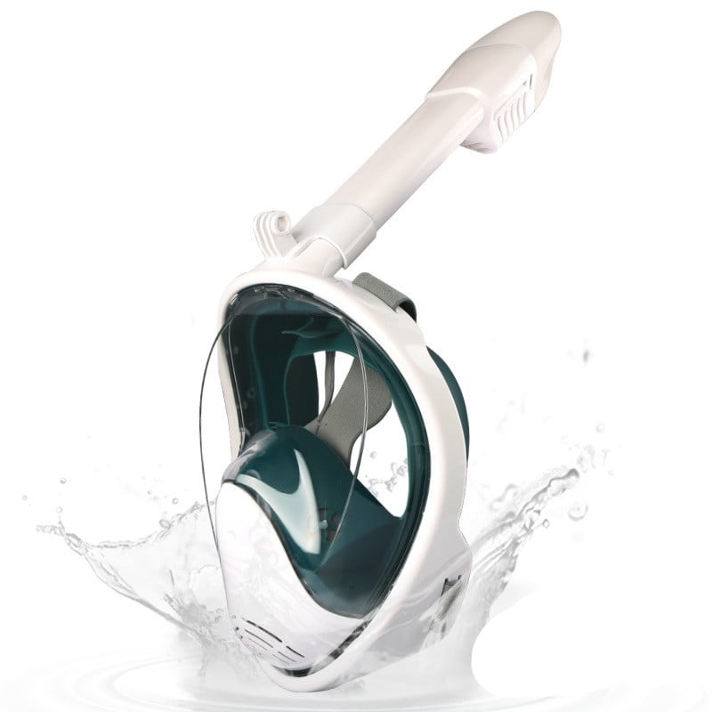 Full Face Snorkelling Mask with Dry - Top Snorkel