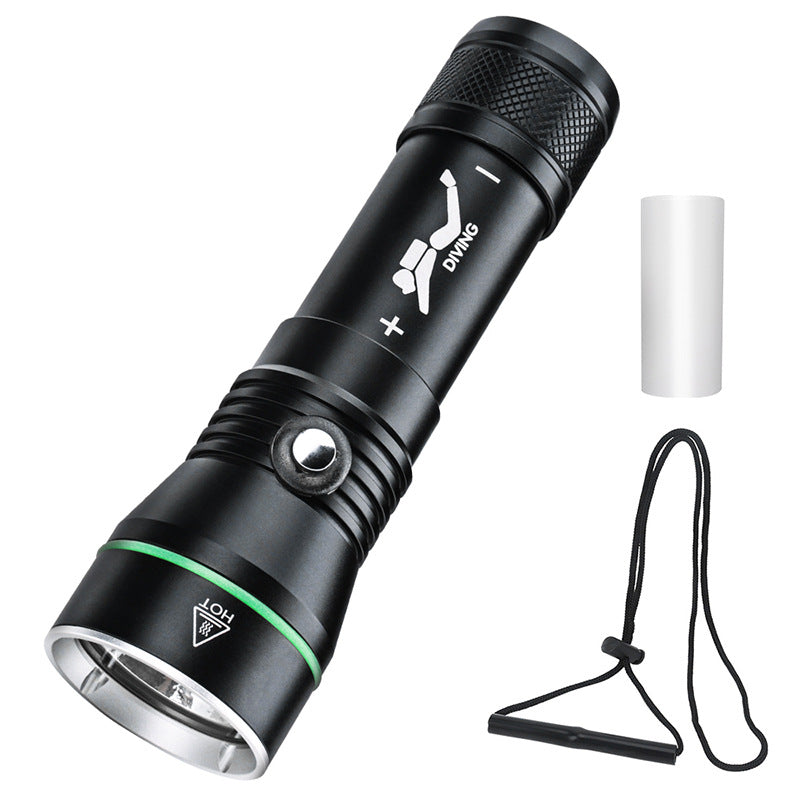 P50 Underwater Diving Flashlight - 2000LM