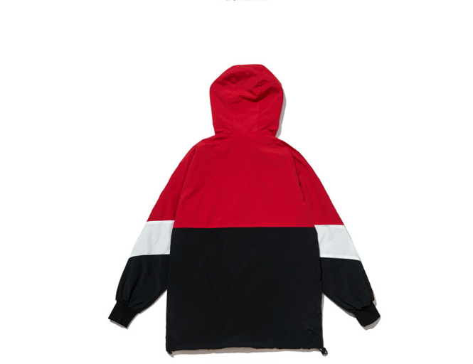 Stylish Lettered Windbreaker