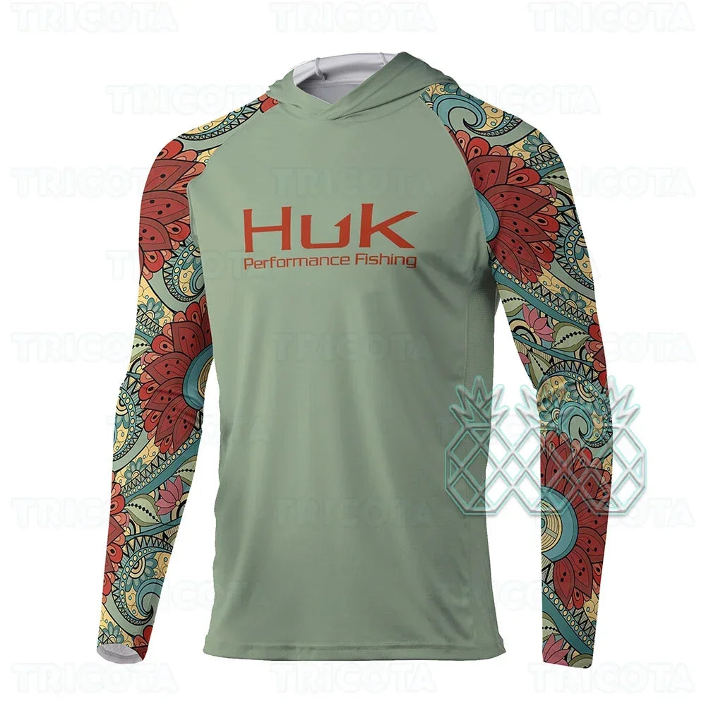 Performance Fishing Hoodie - UV Protection & Anti-Mosquito Long Sleeve