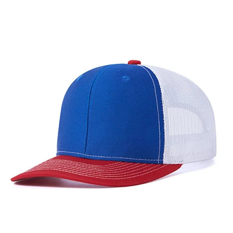 Classic Mesh Snapback Trucker Cap - Breathable, Adjustable Fit