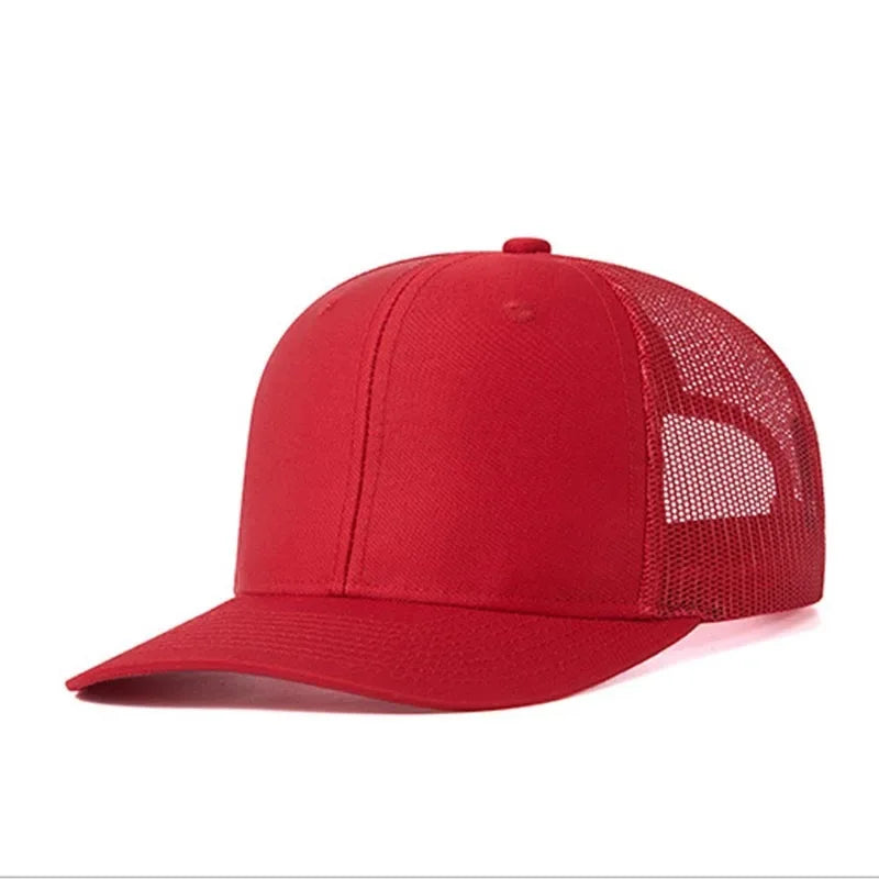 Classic Mesh Snapback Trucker Cap - Breathable, Adjustable Fit