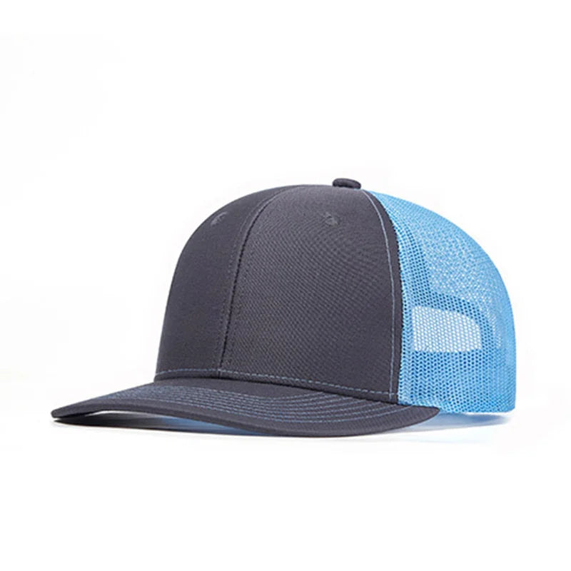 Classic Mesh Snapback Trucker Cap - Breathable, Adjustable Fit