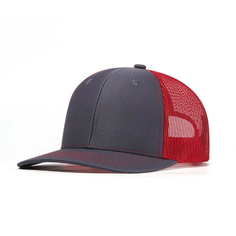 Classic Mesh Snapback Trucker Cap - Breathable, Adjustable Fit