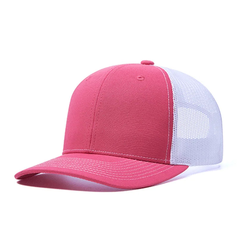 Classic Mesh Snapback Trucker Cap - Breathable, Adjustable Fit