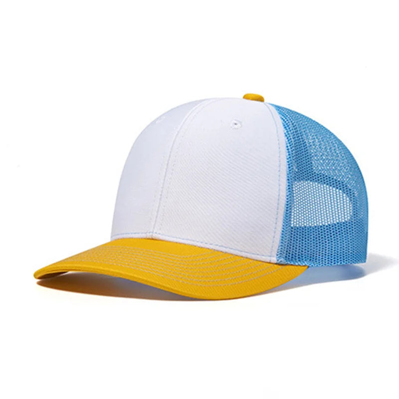 Classic Mesh Snapback Trucker Cap - Breathable, Adjustable Fit