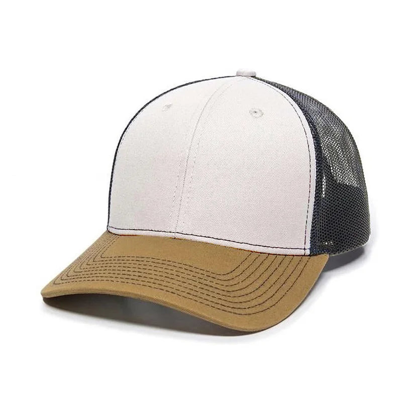 Classic Mesh Snapback Trucker Cap - Breathable, Adjustable Fit