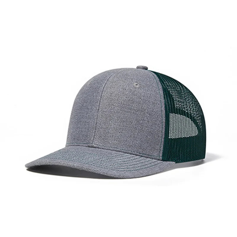 Classic Mesh Snapback Trucker Cap - Breathable, Adjustable Fit