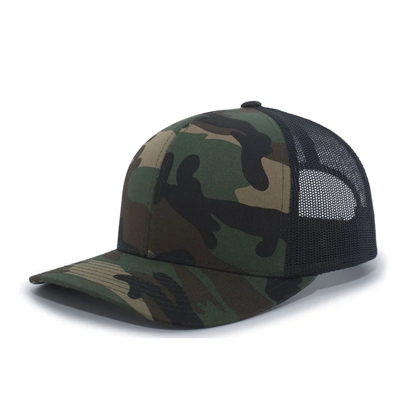 Classic Mesh Snapback Trucker Cap - Breathable, Adjustable Fit
