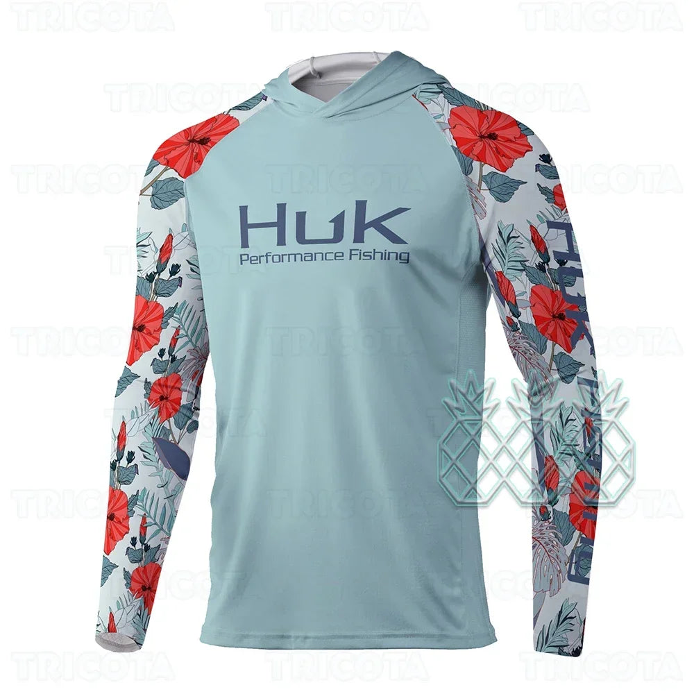 Performance Fishing Hoodie - UV Protection & Anti-Mosquito Long Sleeve