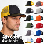Classic Mesh Snapback Trucker Cap - Breathable, Adjustable Fit