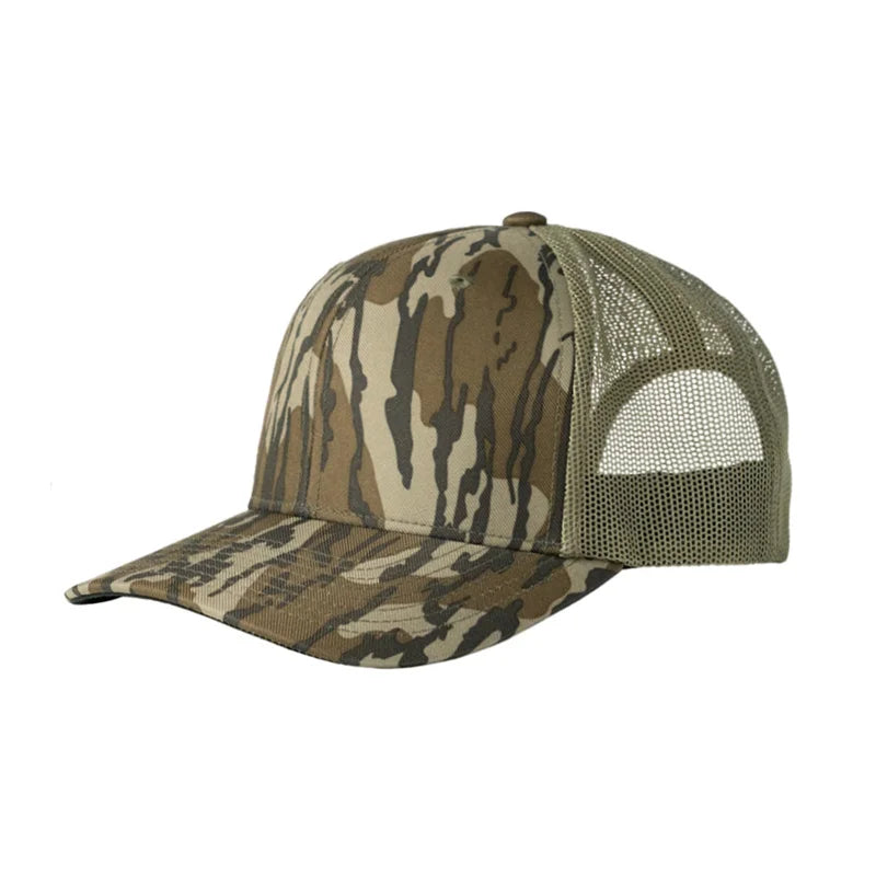 Classic Mesh Snapback Trucker Cap - Breathable, Adjustable Fit