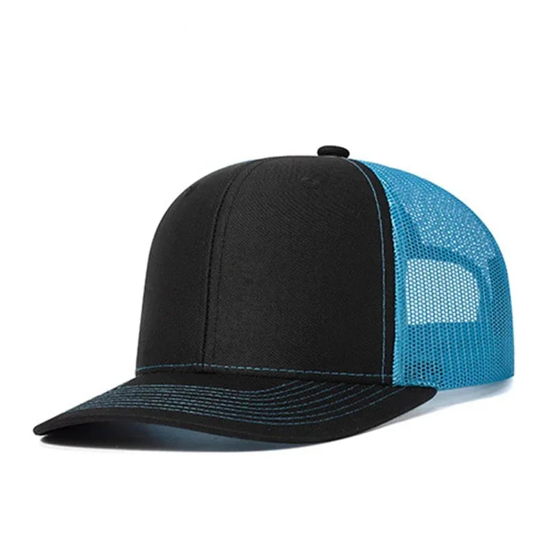 Classic Mesh Snapback Trucker Cap - Breathable, Adjustable Fit