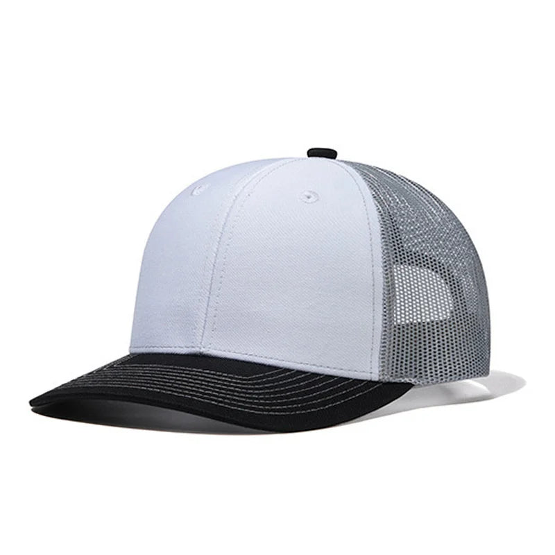 Classic Mesh Snapback Trucker Cap - Breathable, Adjustable Fit