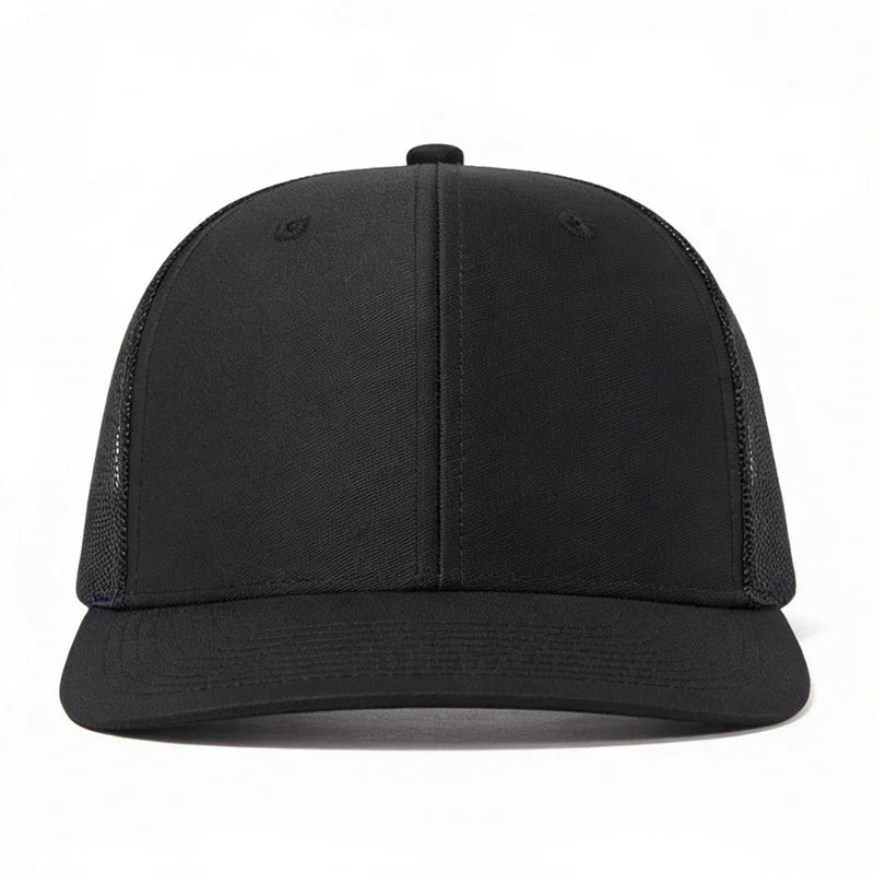 Classic Mesh Snapback Trucker Cap - Breathable, Adjustable Fit
