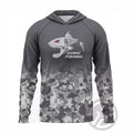 UPF 50+ Hooded Fishing Shirt - Quick-Dry, Face Cover & UV Protection