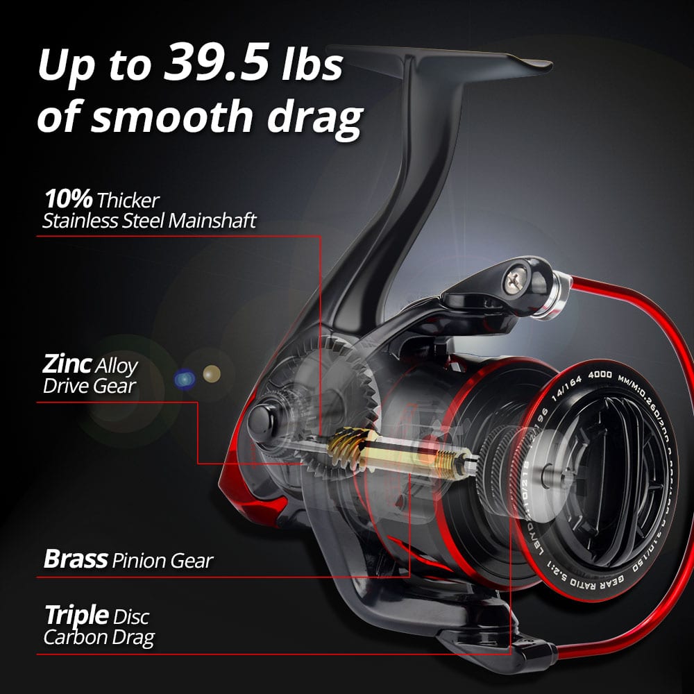 All-Metal Spinning Fishing Reel