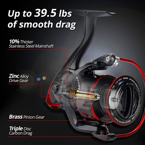 All-Metal Spinning Fishing Reel