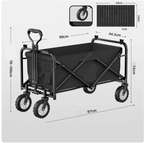 Foldable All-Terrain Camping Cart