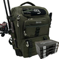 Baitium 40L Fishing Tackle Backpack with Rod Holders - Green