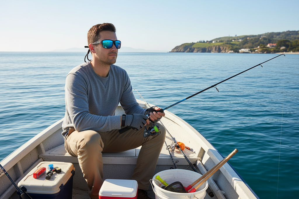 DEMIKOS sunglasses boat fishing