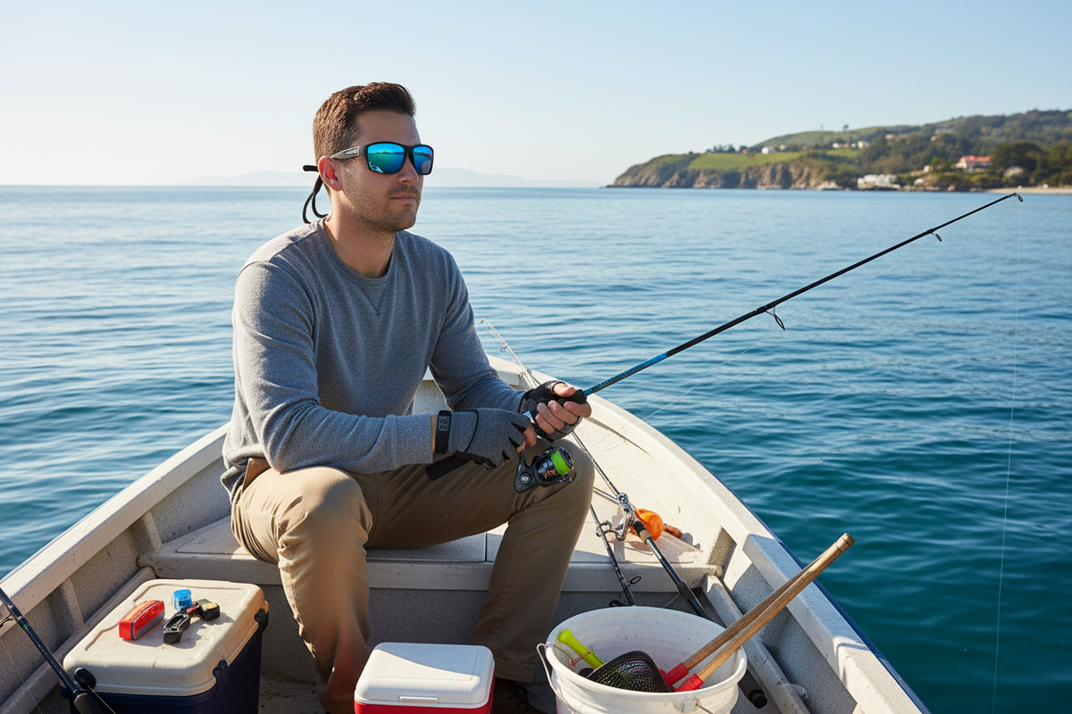 DEMIKOS sunglasses boat fishing