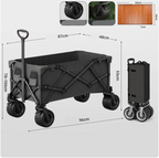 Foldable All-Terrain Camping Cart