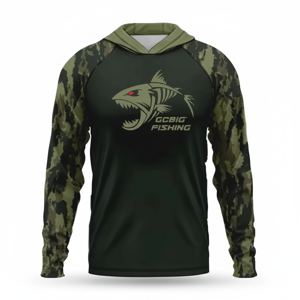 Green camo front view