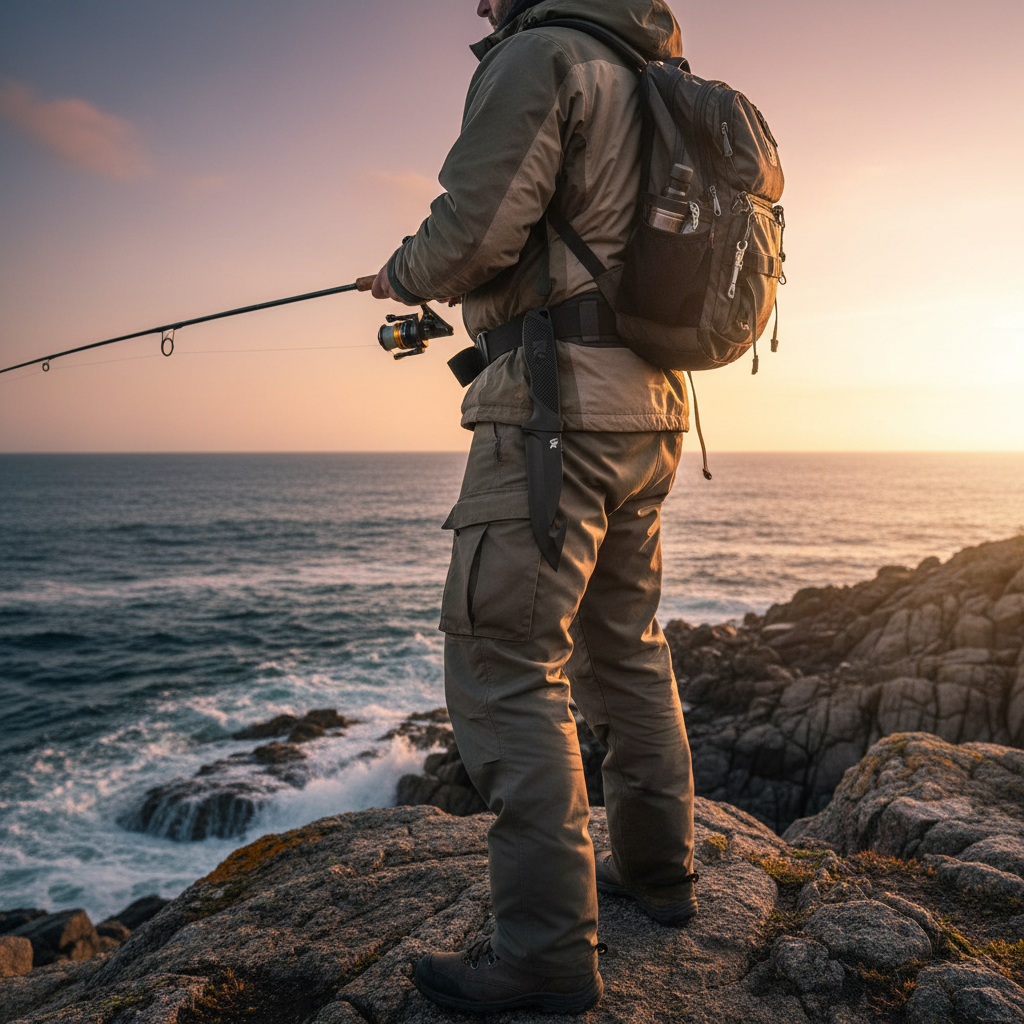 ODENWOLF knife on belt coastal